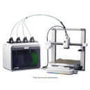 SPARKX i7 Combo 3D Printer with filament spools on a white background