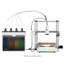 SPARKX i7 Combo 3D Printer with filament spools on a white background