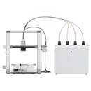 SPARKX i7 Combo 3D Printer and its power supply unit on a white background