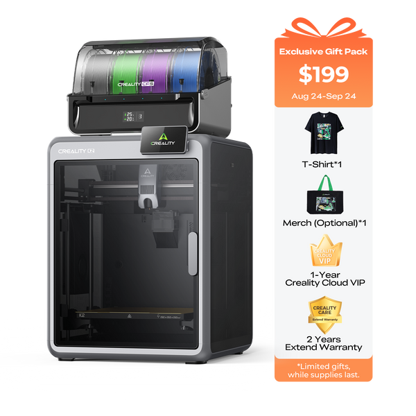 Creality K2 Combo 3D Printer-260 × 260 × 260 mm Build Volume-Pre-Sale