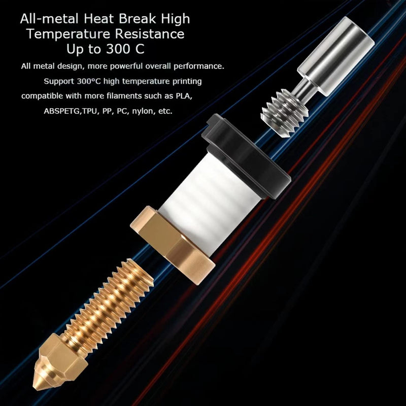 Creality K1 Ceramic Heating Block Hotend Kit,60W Fast Heating, High-Speed Printing,High Thermal Conductivity,High Temperature Resistance to 300°C,Compatible with K1/K1 Max 3D Printer