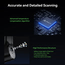 Creality CR-Scan Raptor 3D Scanner for 3D Printing Handheld Scanner with 0.02mm Accuracy Industrial Blue Light,Anti-Shake Tracking Up to 60FPS Scanning Speed for 5-2000mm Objects for Windows Mac