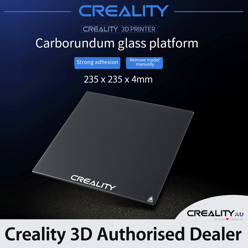 Creality Carborundum Glass Bed Platform Plate For Ender 3 Serie 235*235*4mm