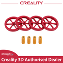 Creality Red Manually Leveling Wheel Screw Nut + Yellow Hotbed Spring x4 Package