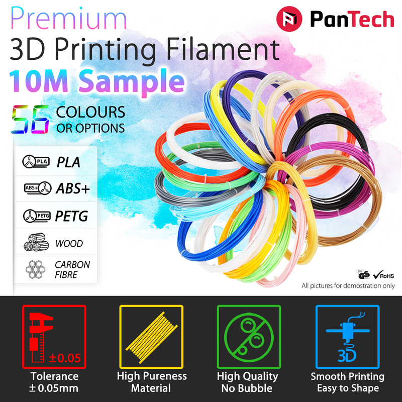 PanTech 3D Printing Sample Filament