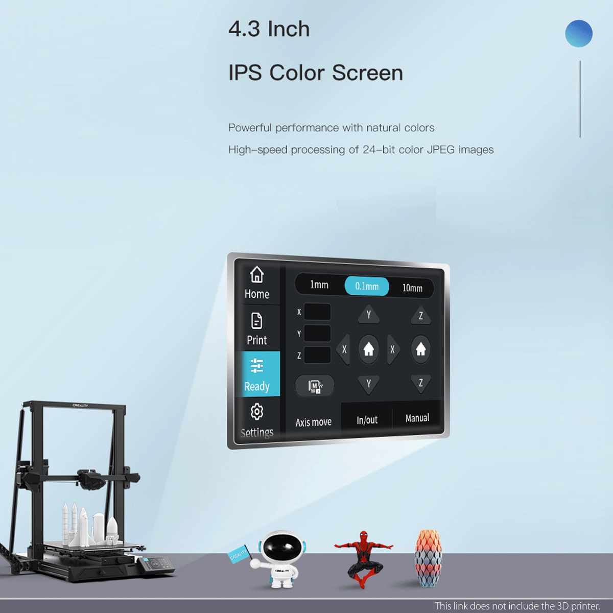 Creality 4.3-Inch Touchscreen for CR-10 Smart & Smart Pro