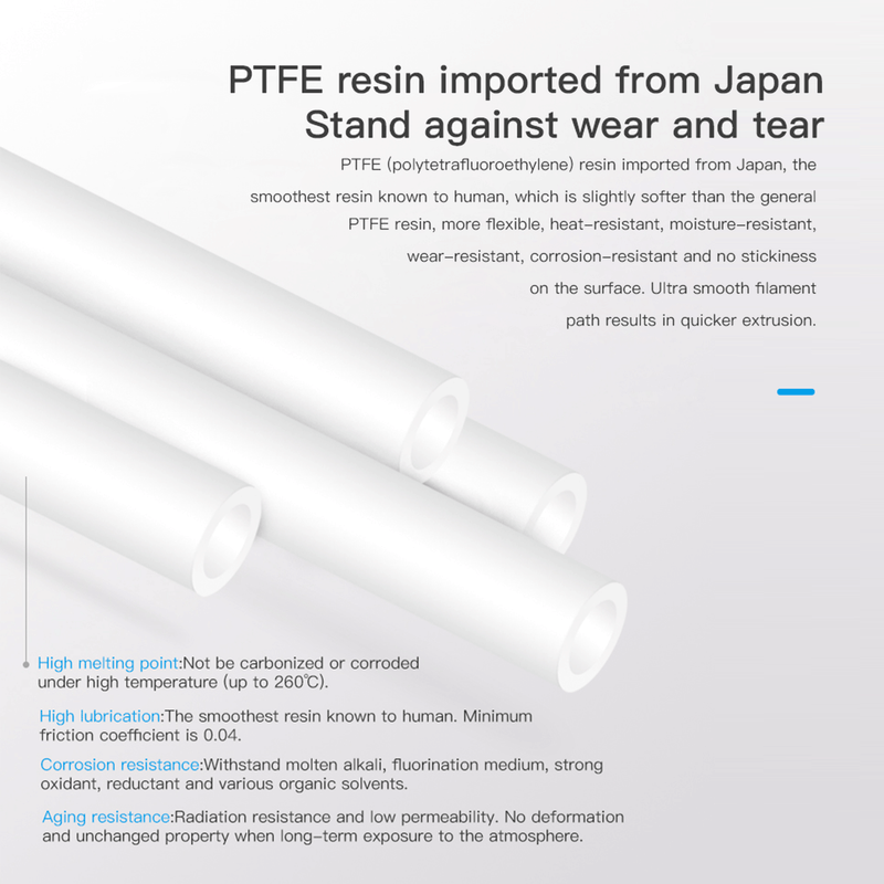 Genuine Capricorn Teflon Bowde PTFE Tube 1M