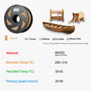 PanTech WOOD 3D Printing Filament