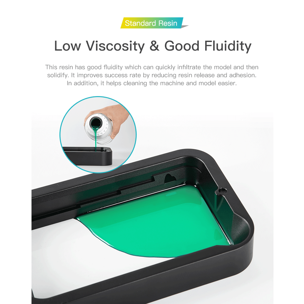 Creality 0.5 1L 3D Printing Resin Standard UV Sensitive 405nm 4 DLP SLA Printer-Warehouse Clearance from $9.99 AUD