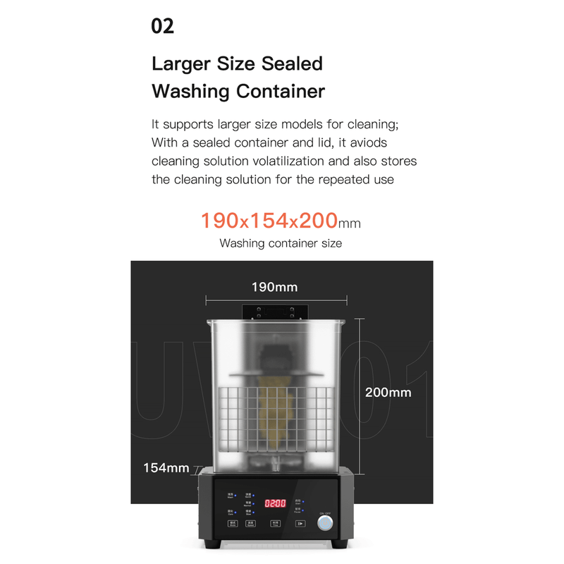 Creality UW-01 Resin Washing Curing Machine
