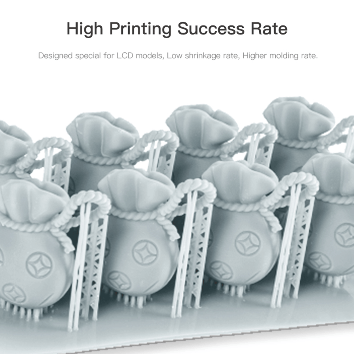 Creality 0.5 1L 3D Printing Rigid PLUS Resin UV Sensitive 405nm LCD DLP Printer-Warehouse Clearance from $9.99 AUD