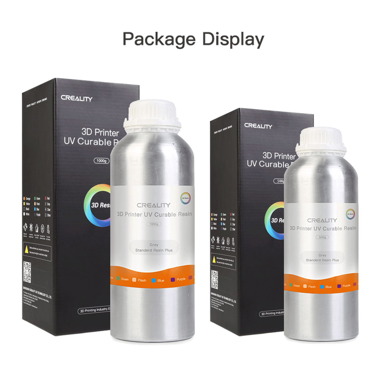 Creality 0.5 1L 3D Printing Rigid PLUS Resin UV Sensitive 405nm LCD DLP Printer-Warehouse Clearance from $9.99 AUD