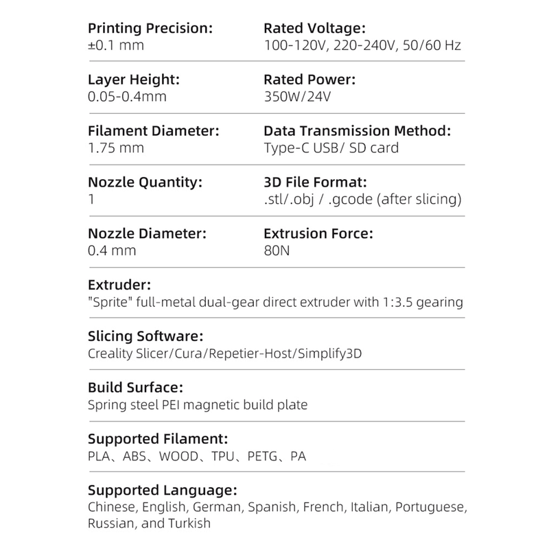 Creality ENDER-3 S1 Pro DIY 3D Printer-AU STOCK-Available for Local Pickup Deal
